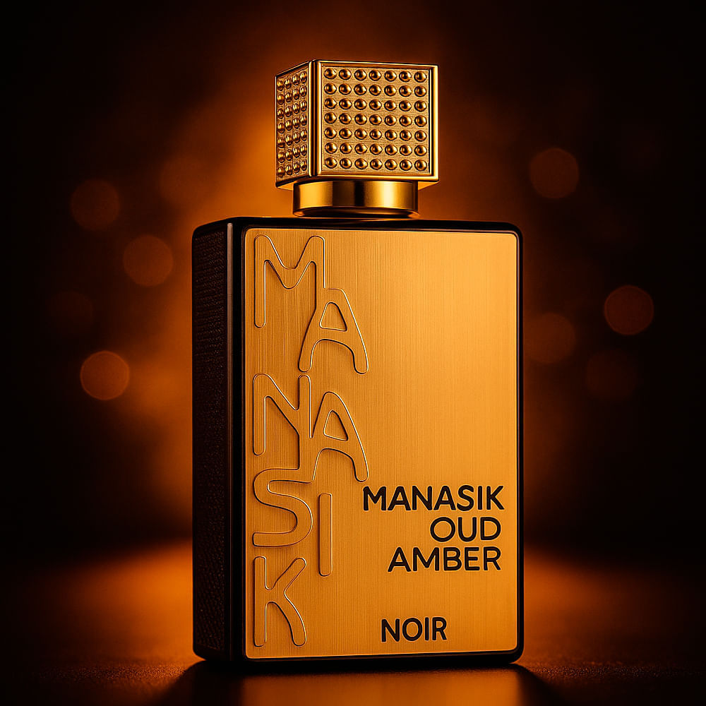 Perfume Árabe Unissex Oud Amber Noir Eau de Parfum Manasik 100ml