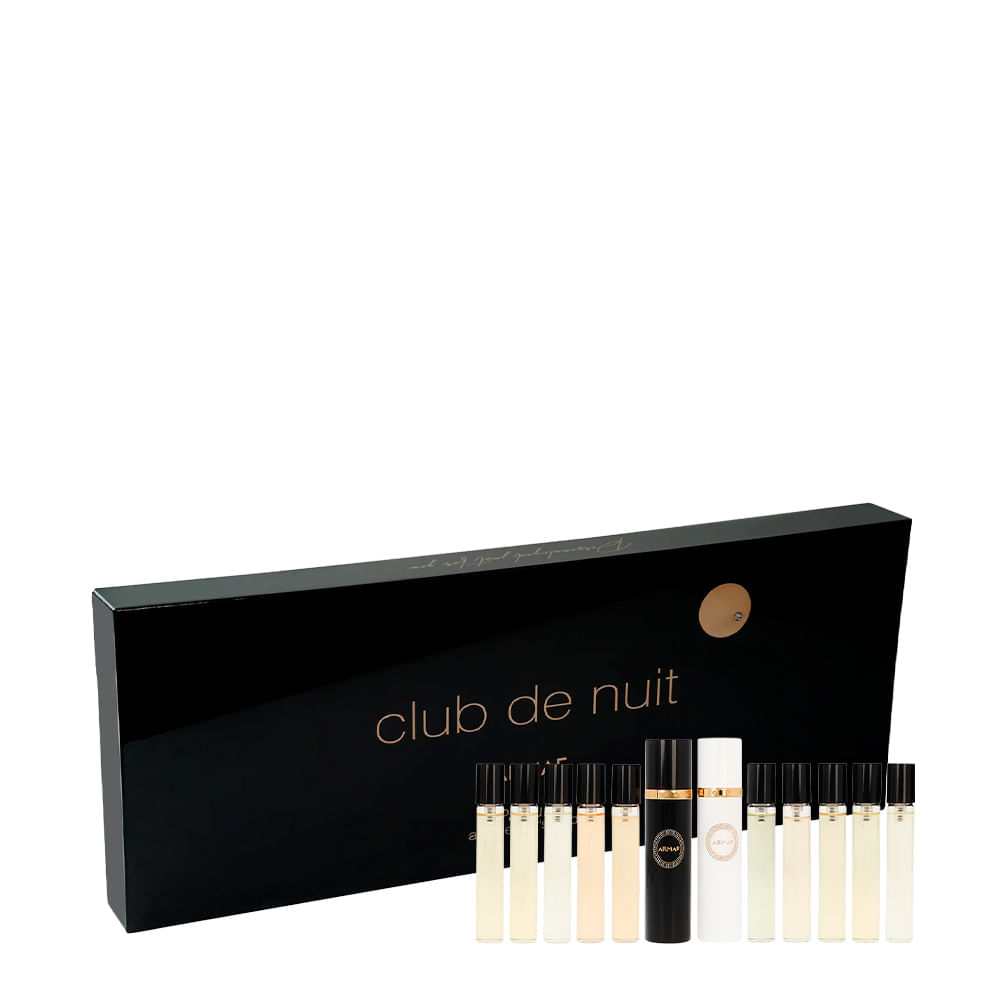 Kit Árabe Armaf Club de Nuit Collector's Unissex Eau de Parfum 10x10ml