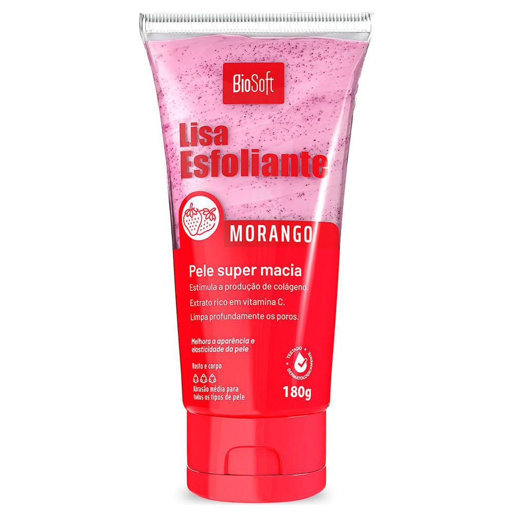 Esfoliante Bio Soft Morango 180g