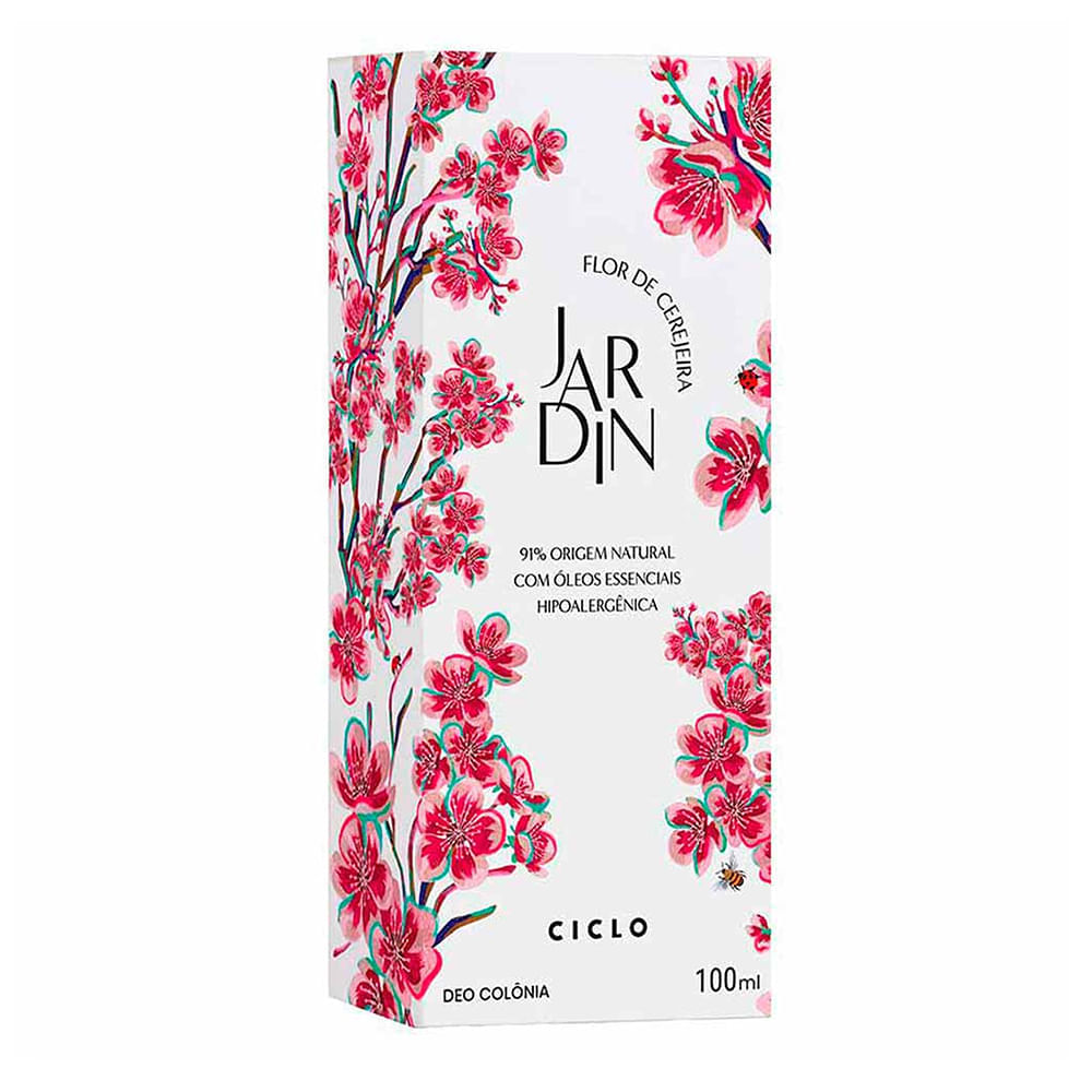 Deo Colônia Feminina Jardin Flor De Cerejeira Ciclo 100ml