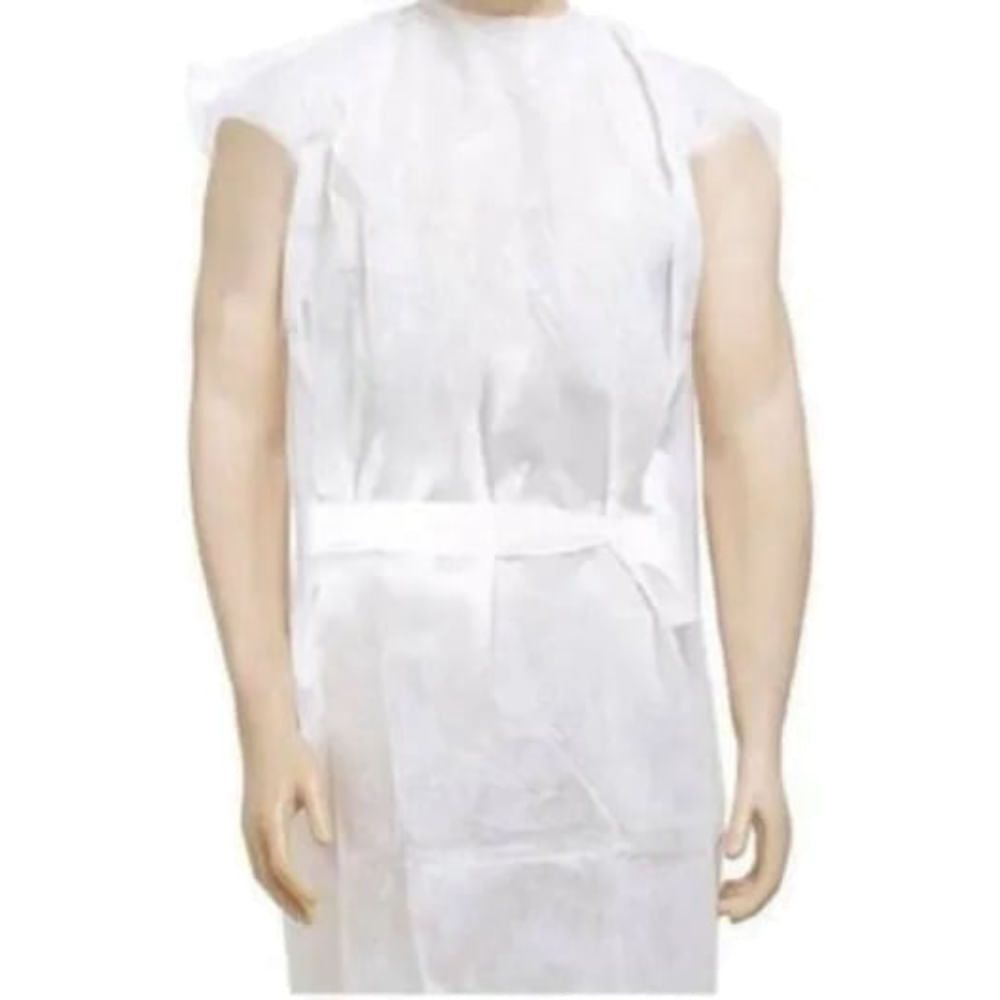 Kit 30 Unidades Avental Descartável Sem Manga Gramatura