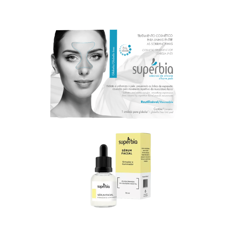 Kit Dual Tec Adesivo De Rosto + Sérum Firmador