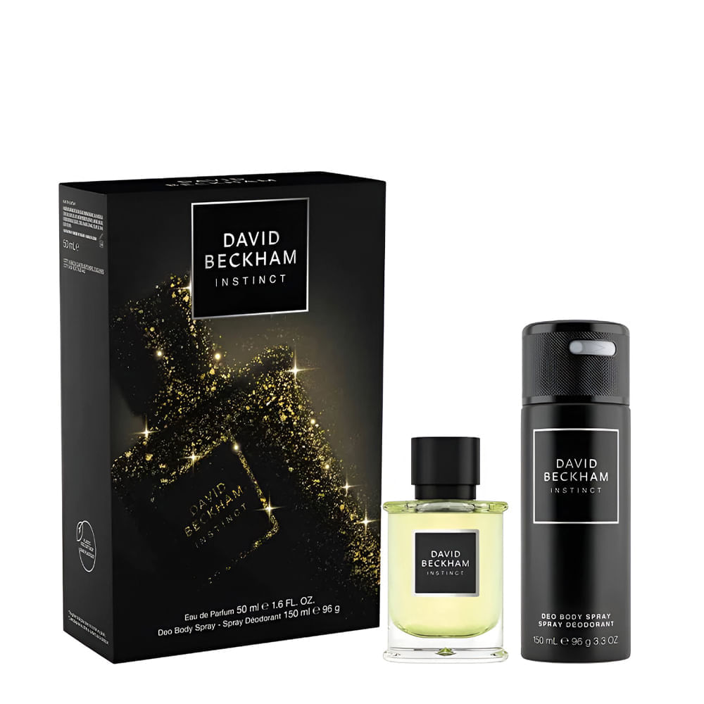 Kit Instinct Masculino Eau de Parfum 50ml + Desodorante David Beckham 150ml