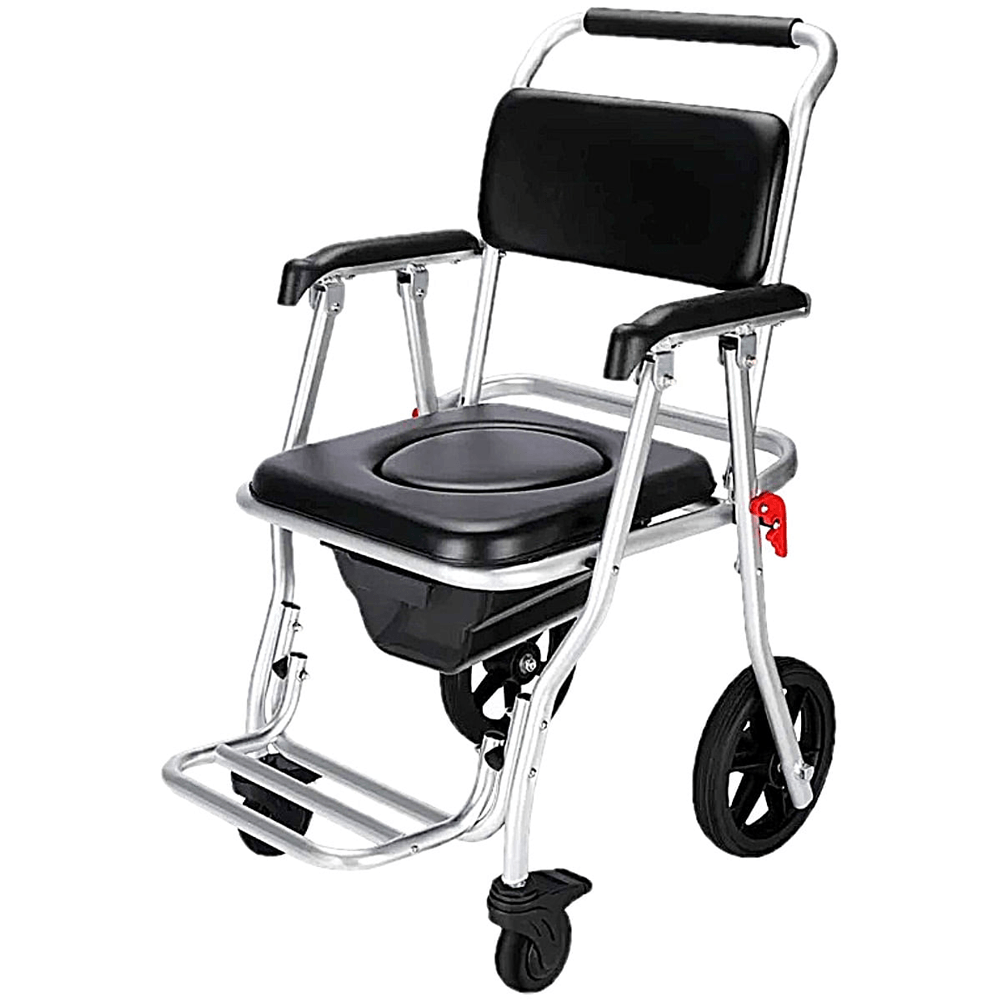 Cadeira De Banho Dobrável Em Alumínio Zimedical Fst-7808z1