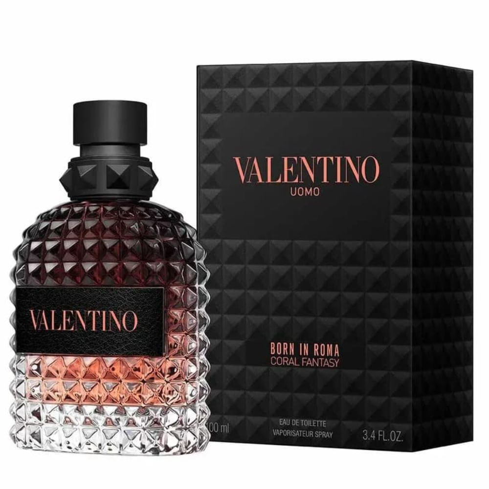 Perfume Masculino Valentino Born In Roma Uomo Coral Fantasy Eau de Toilette Valentino 100ml