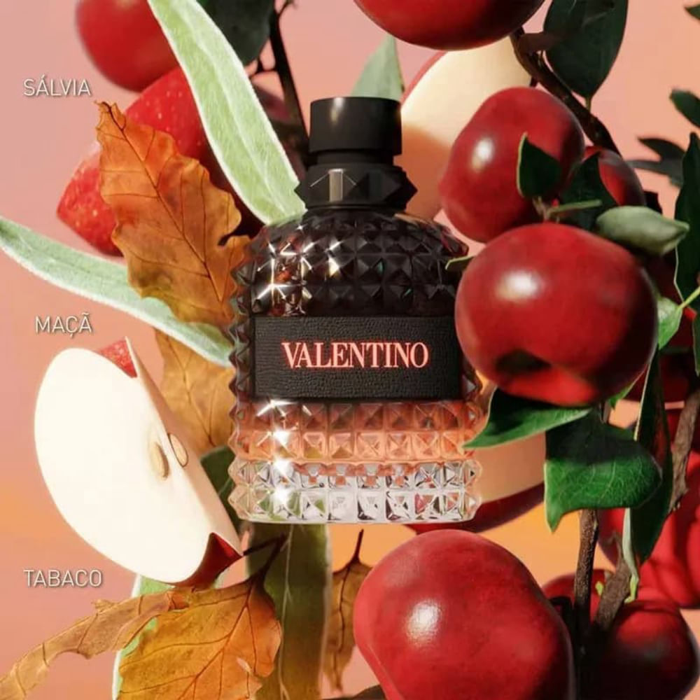 Perfume Masculino Valentino Born In Roma Uomo Coral Fantasy Eau de Toilette Valentino 100ml