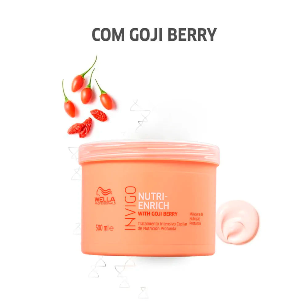 Kit Wella Condicionador 1L + Máscara De Nutrição Invigo Nutri Enrich 500ml