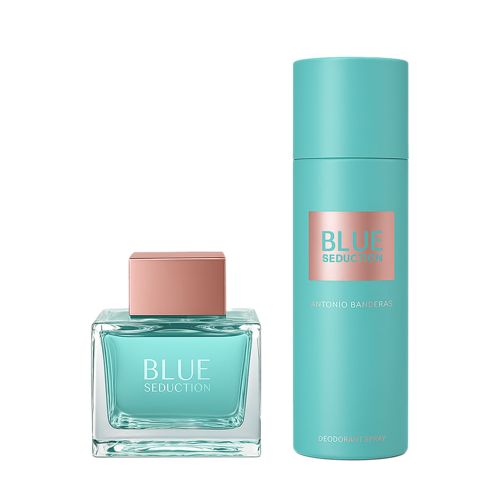 Kit Banderas Blue Seduction for Women Eau de Toilette 80ml + Desodorante 150ml