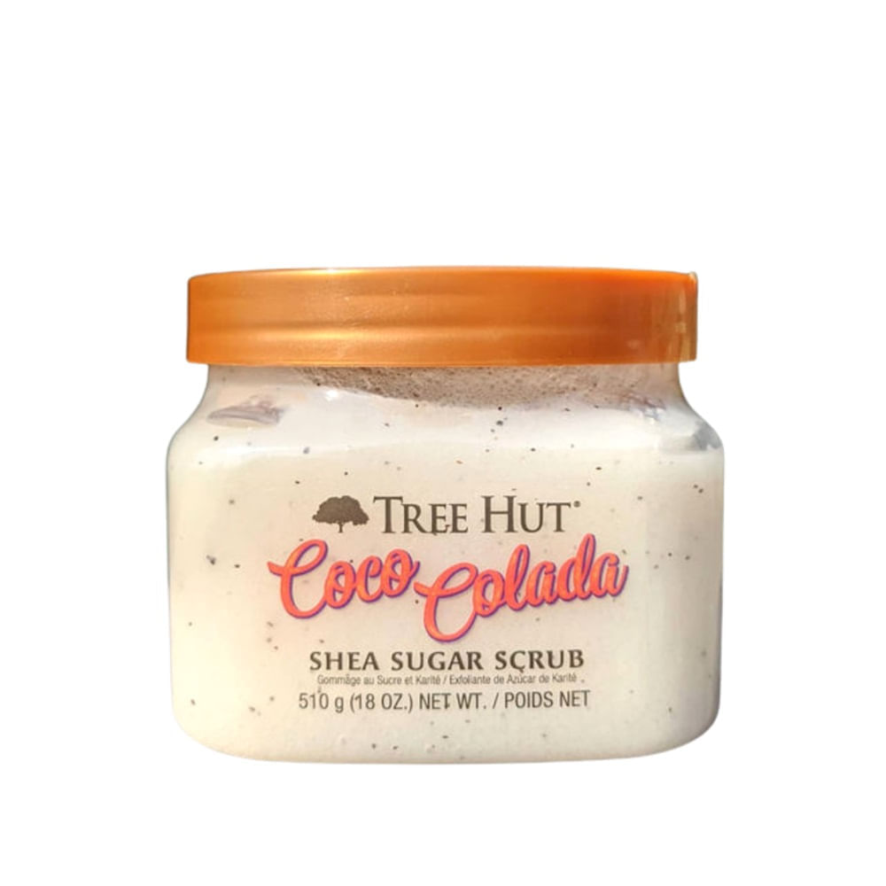 Esfoliante Corporal Coco Colada Shea Sugar Scrub Tree Hut 510g