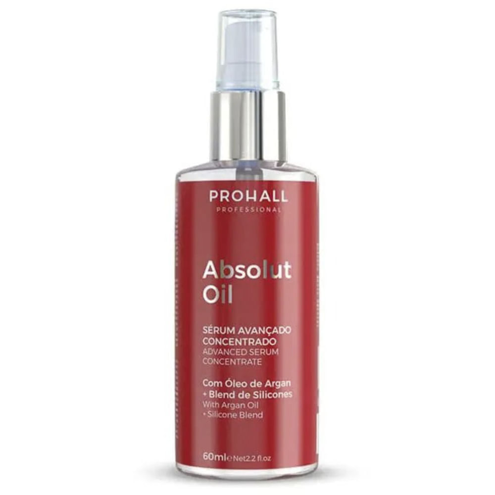 Óleo Finalizador Prohall Reparador De Pontas Sérum Absolut Oil 60ml