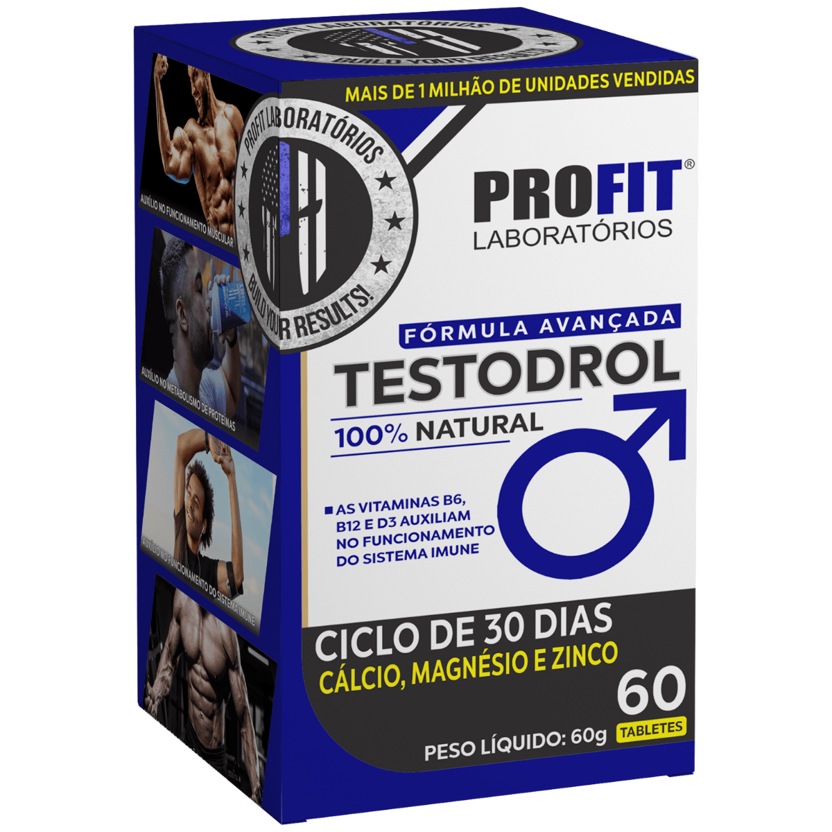 Testodrol 100% Natural Profit 60 Tabletes