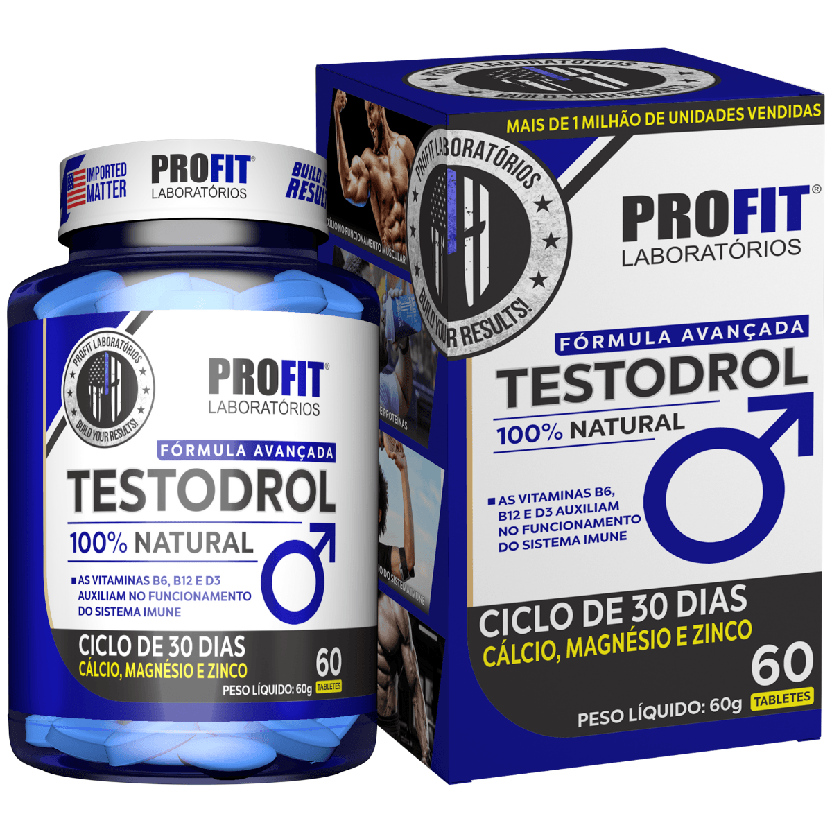 Testodrol 100% Natural Profit 60 Tabletes