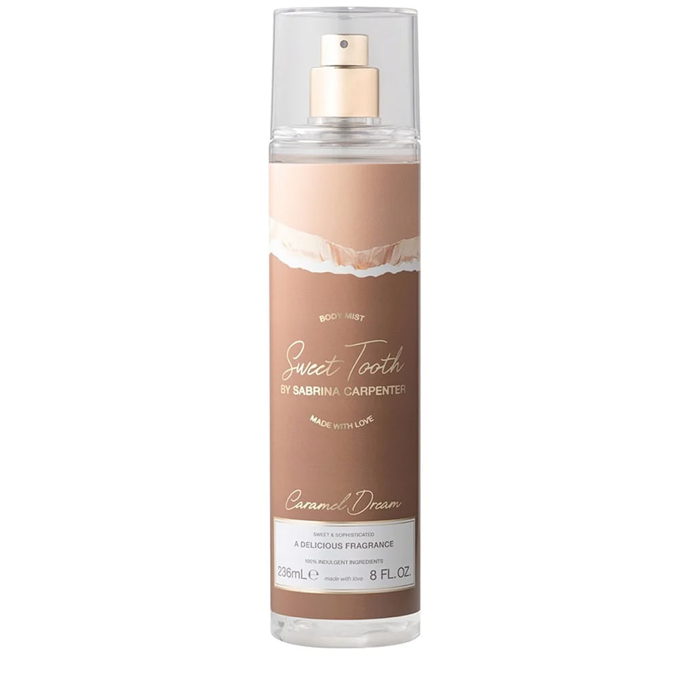 Body Mist Sweet Tooth Caramel Dreans Sabrina Carpenter 236ml