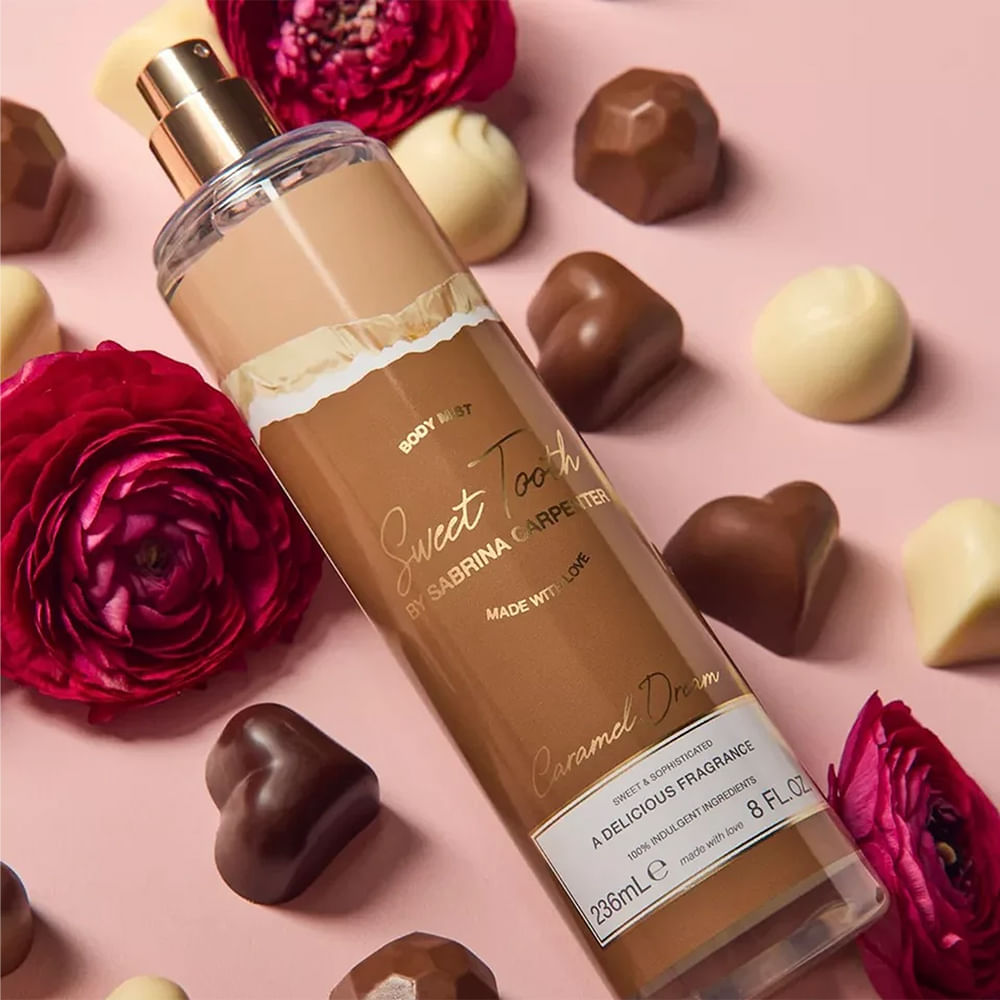 Body Mist Sweet Tooth Caramel Dreans Sabrina Carpenter 236ml