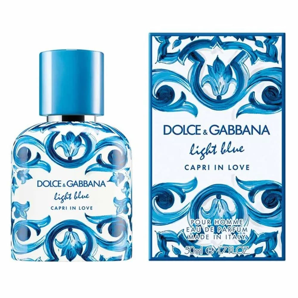 Perfume Masculino Light Blue Capri In Love Eau de Parfum Dolce & Gabbana 50ml