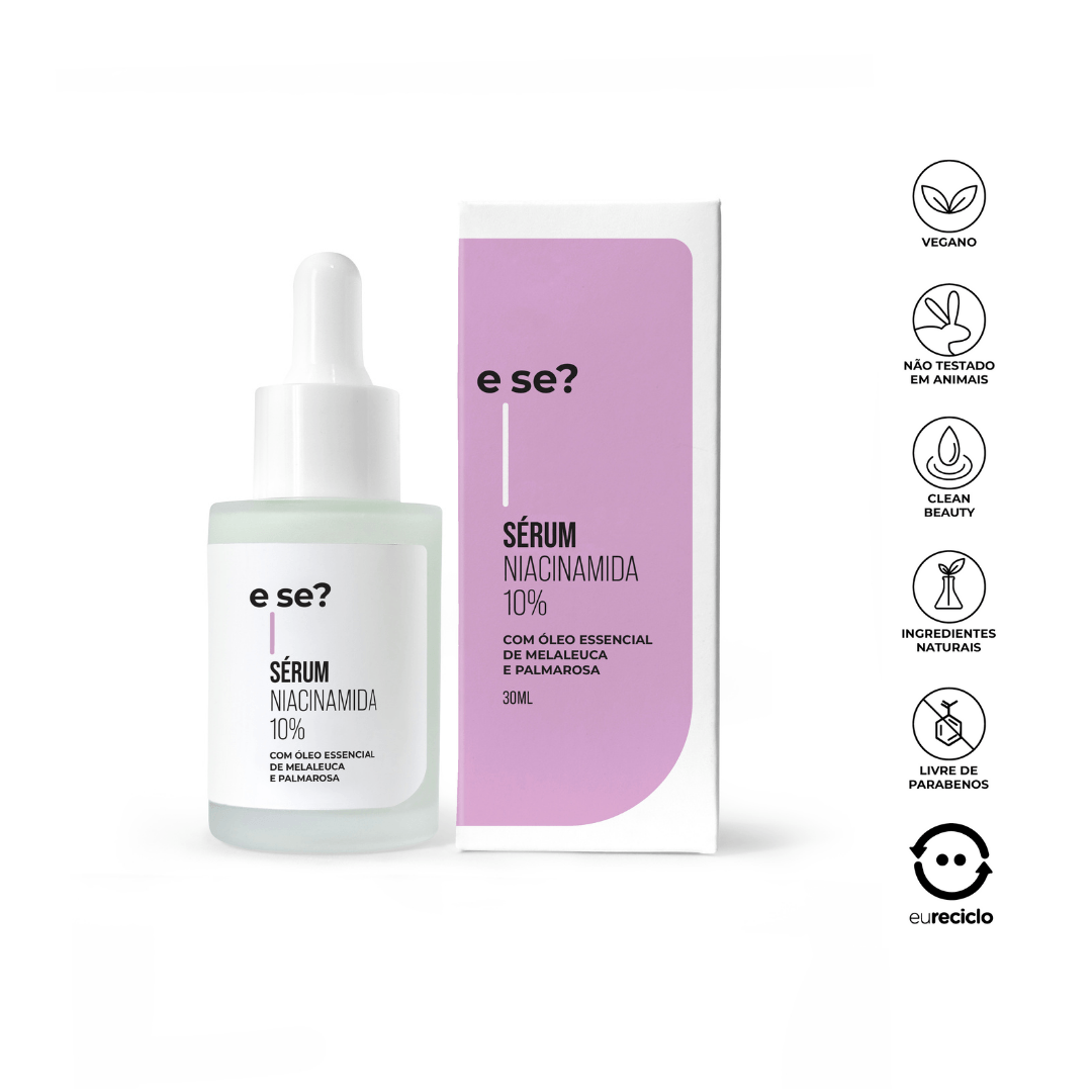 Kit Hidratante Facial Booster 360º 30ml + Sérum Niacinamida 30ml