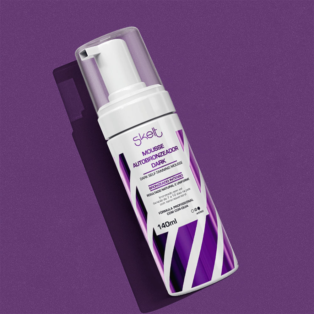 Autobronzeador Dark Mousse Red Carpet Glow Skelt 140ml