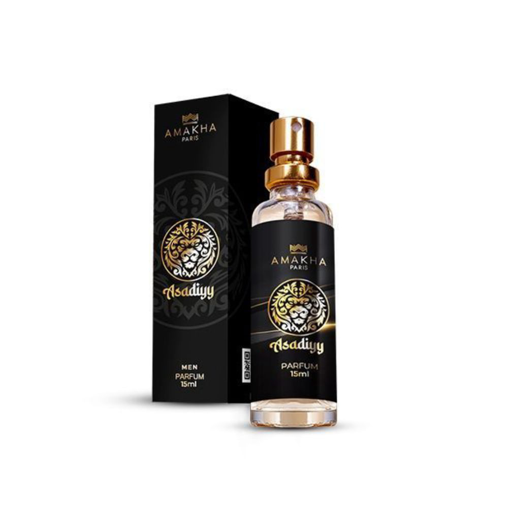 Perfume Árabe Masculino Asadiyy Parfum Amakha Paris 15ml