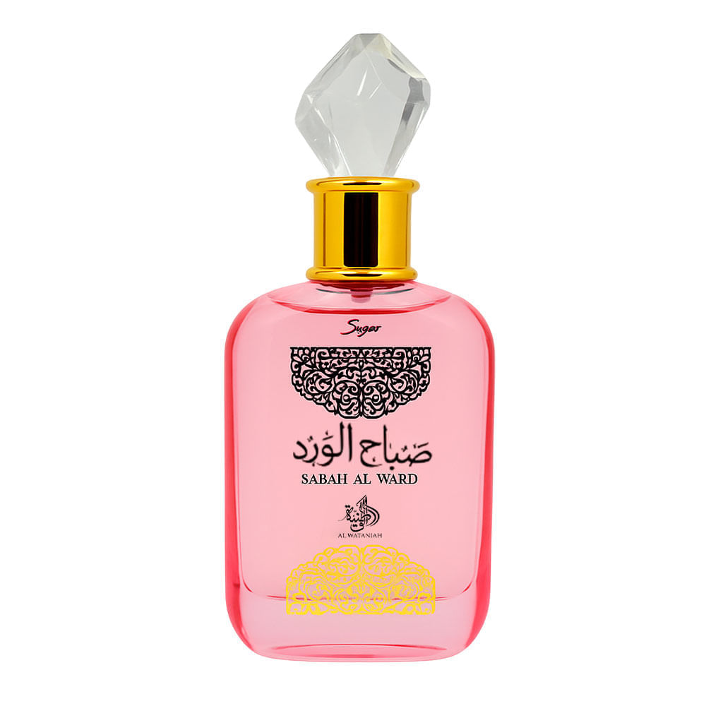 Perfume Feminino Árabe Sabah Al Ward Sugar Al Wataniah Eau de Parfum 100ml