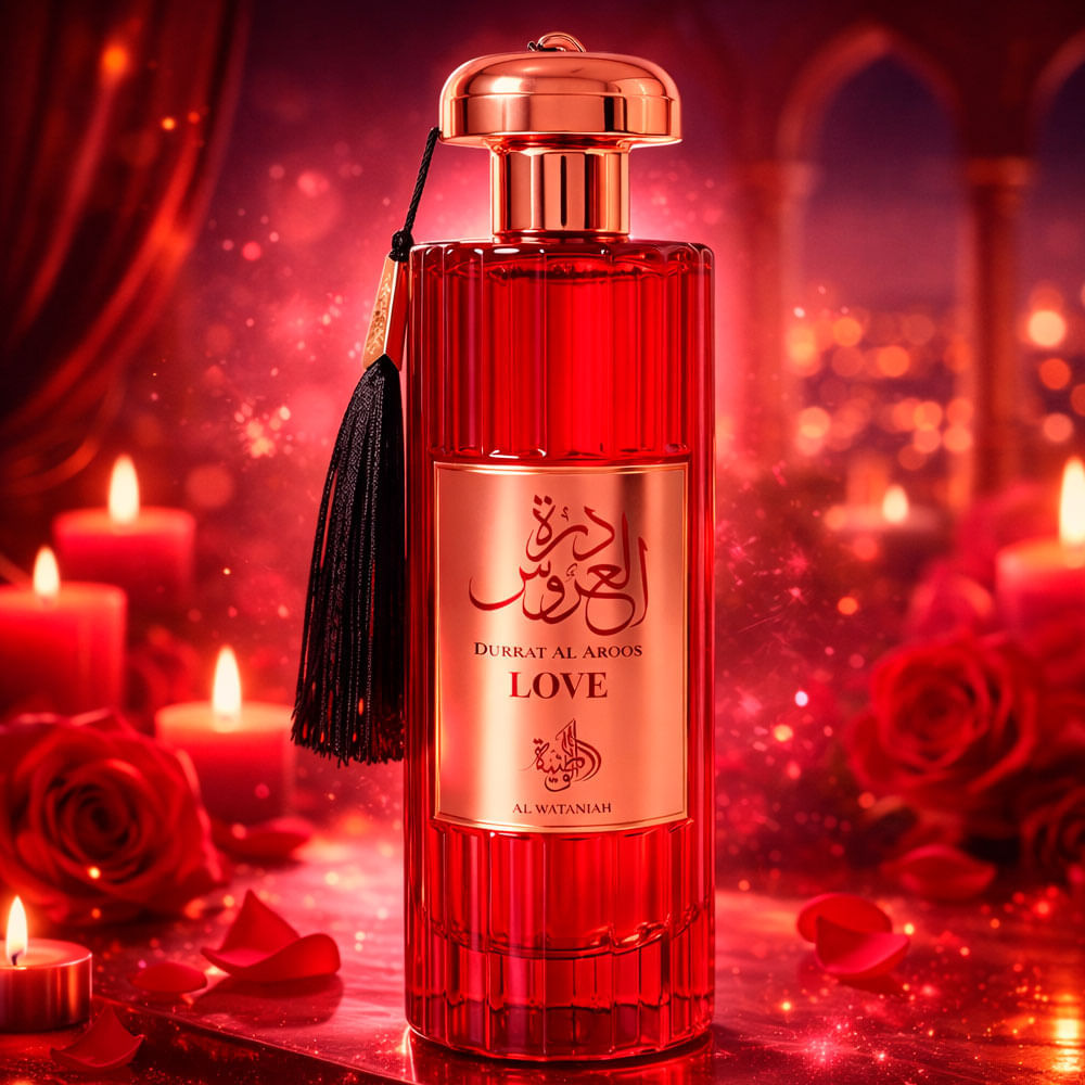 Perfume Árabe Feminino Durrat Al Aroos Love Al Wataniah Eau de Parfum 85ml