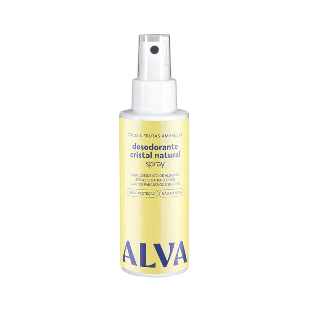 Spray Desodorante Natural Coco & Frutas Amarelas Alva 120ml