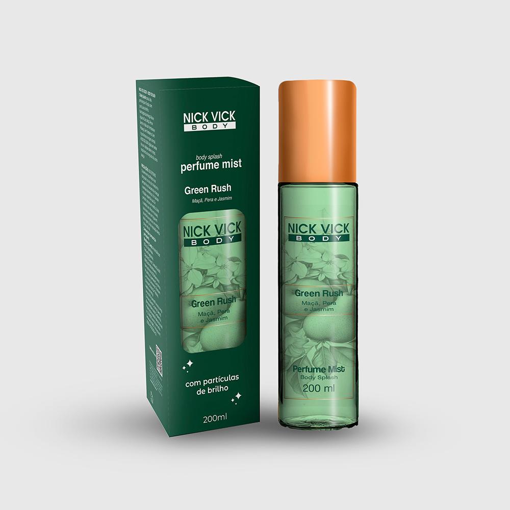 Body Splash Body Green Rush Nick Vick 200ml