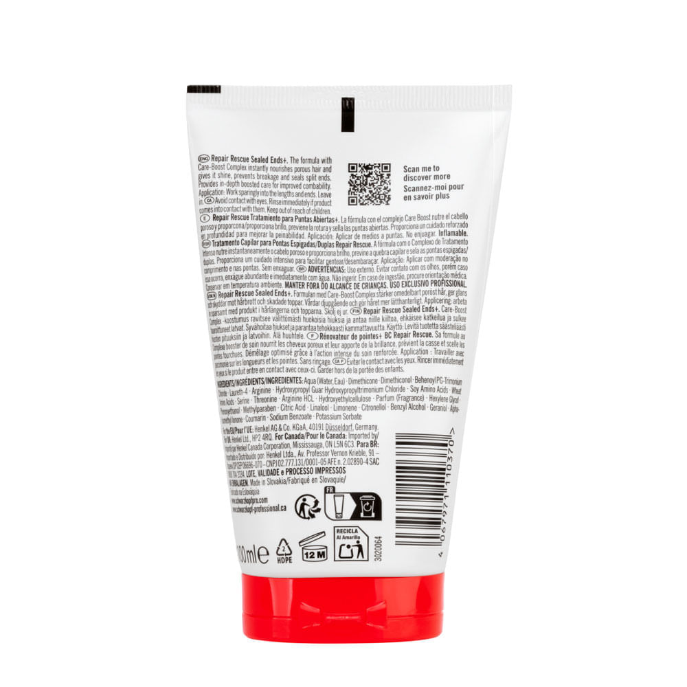 Sérum Finalizador Bonacure Care-Boost Complex Schwarzkopf 100ml