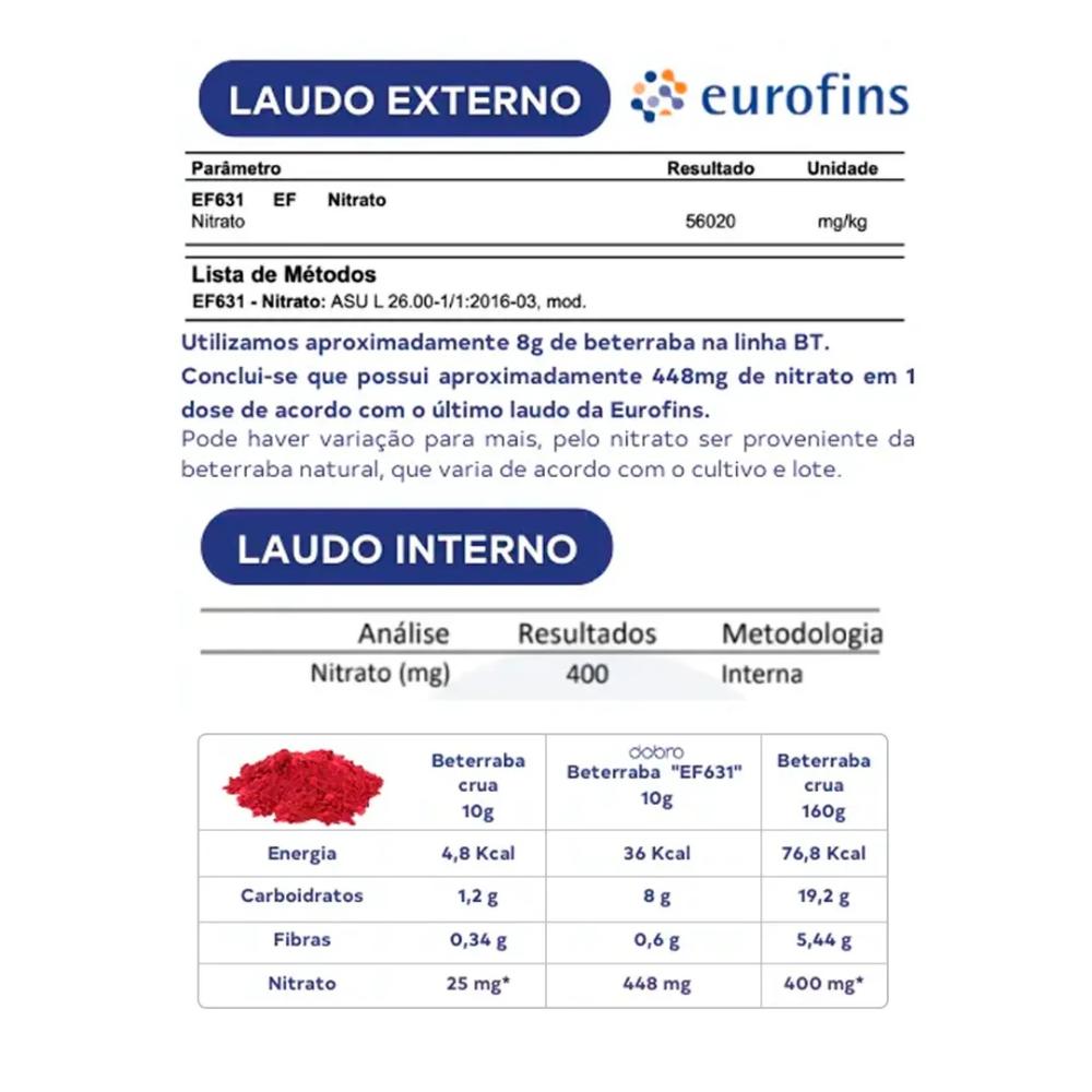 Suplemento BT 400 Nitrato Dobro 450g Sabor Laranja com Morango
