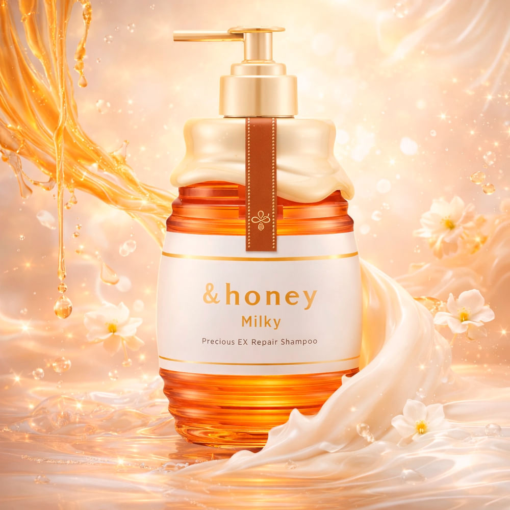 Shampoo Milky Precious Ex Repair Shampoo Passo 01 Ehoney 500ml