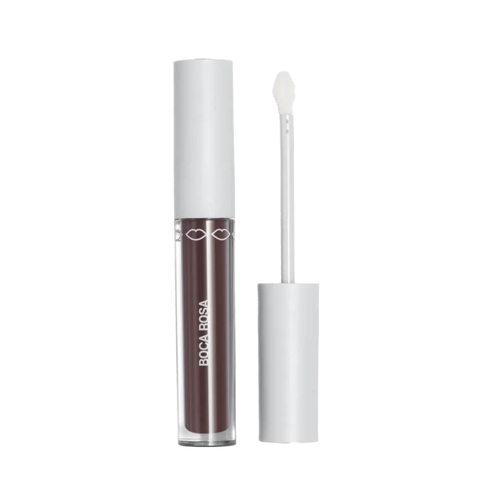 Gloss Hidra Lábios Boca Rosa Cor Marrom