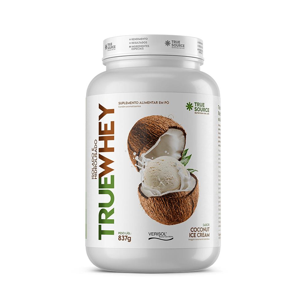 Whey Iso/Hidro True Source 837g Sabor Coconut Ice Cream