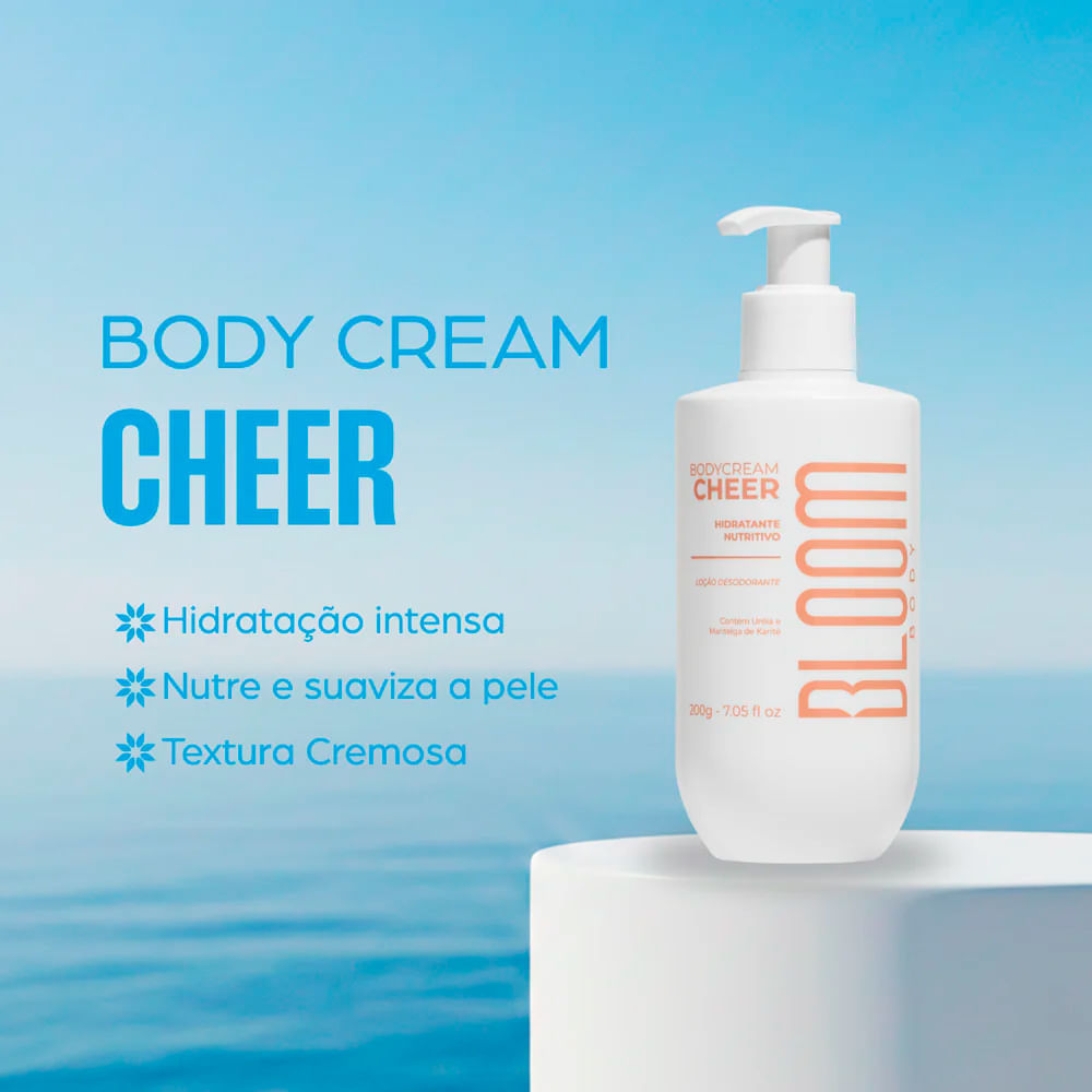 Desodorante Hidratante Cheer Body Cream Bloom Body 200g