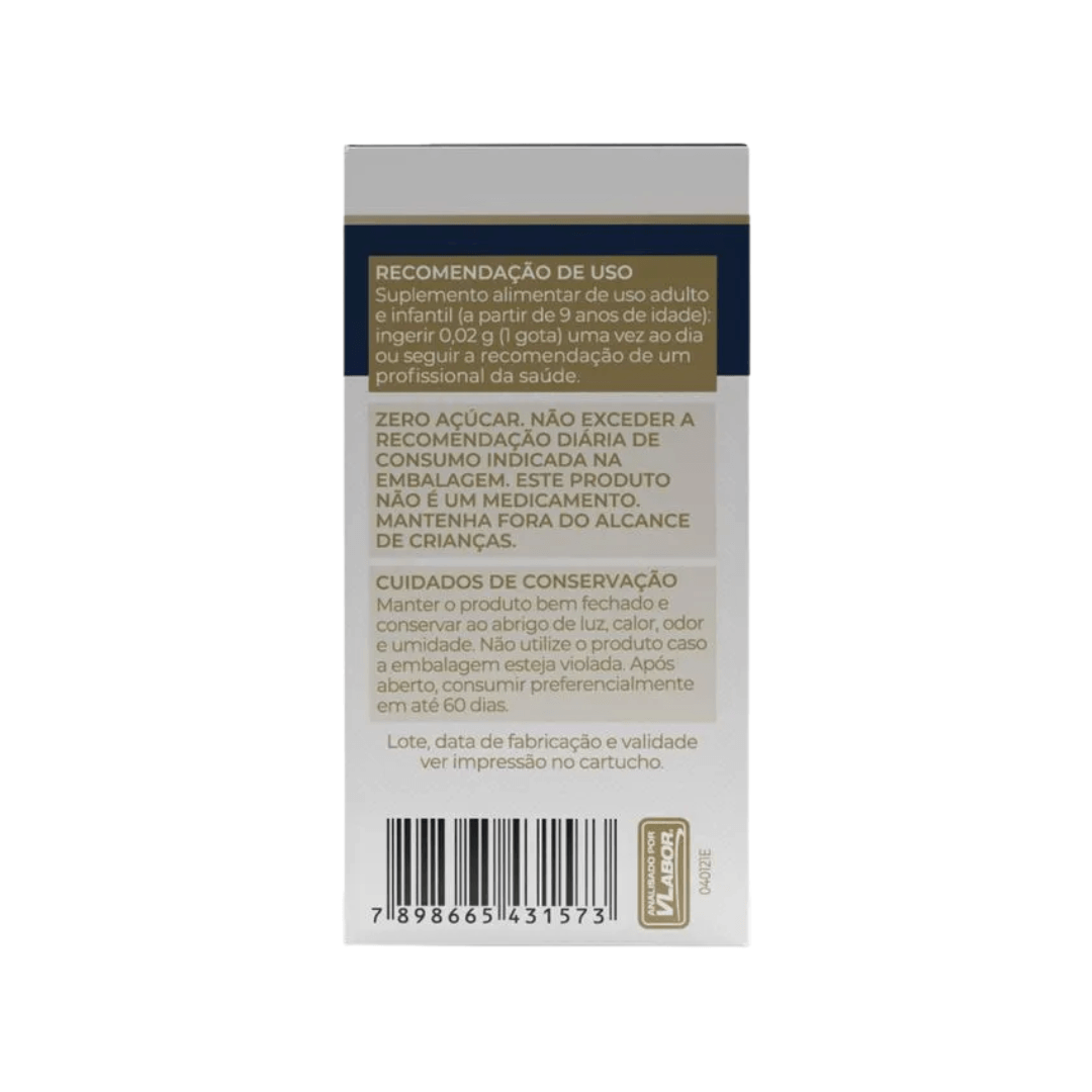 Kit 2 Vita D3 2.000 Ui Por Gota Vitafor 10ml