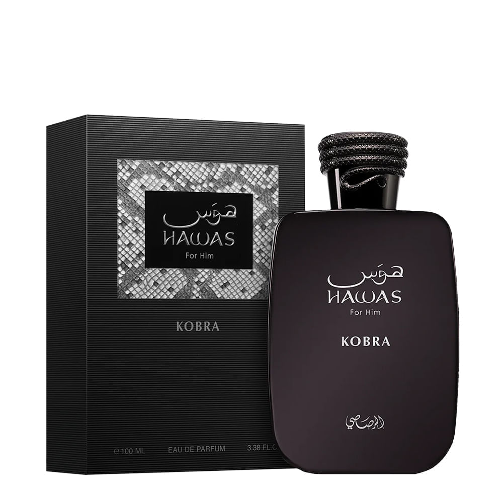 Perfume Árabe Masculino Hawas Kobra Rasasi Eau de Parfum 100ml