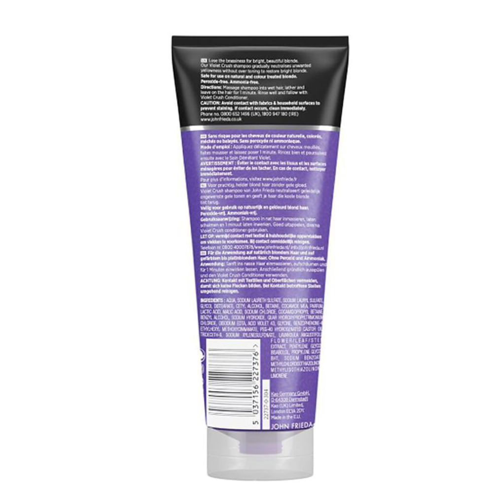 Kit Shampoo Violet Crush 145ml + Condicionador 145ml Frizz Ease Dream Curls John Frieda