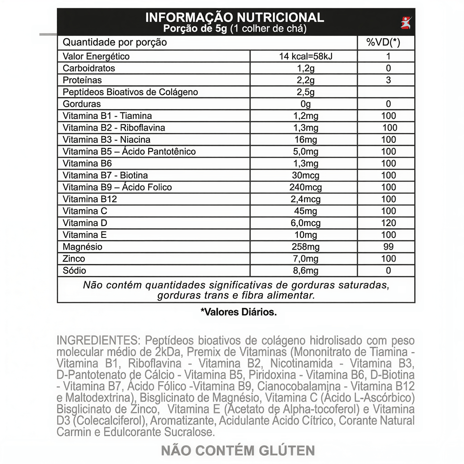 Kit 2 Colágeno Verisol Maltta Nutrition Morango 300g