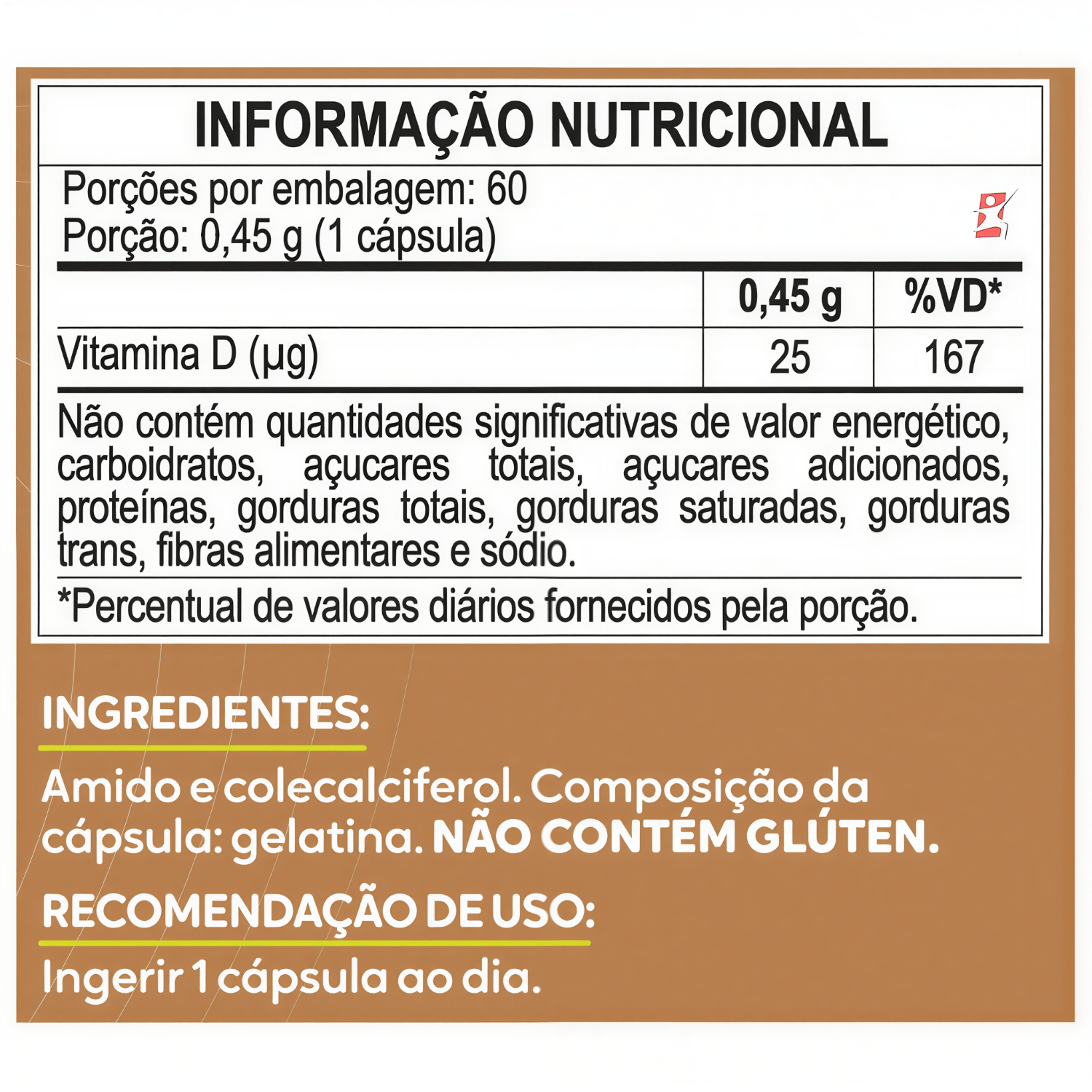 Kit 2 Vitamina D3 1000ui Colecalciferol Maltta Nutrition 60 Cápsulas