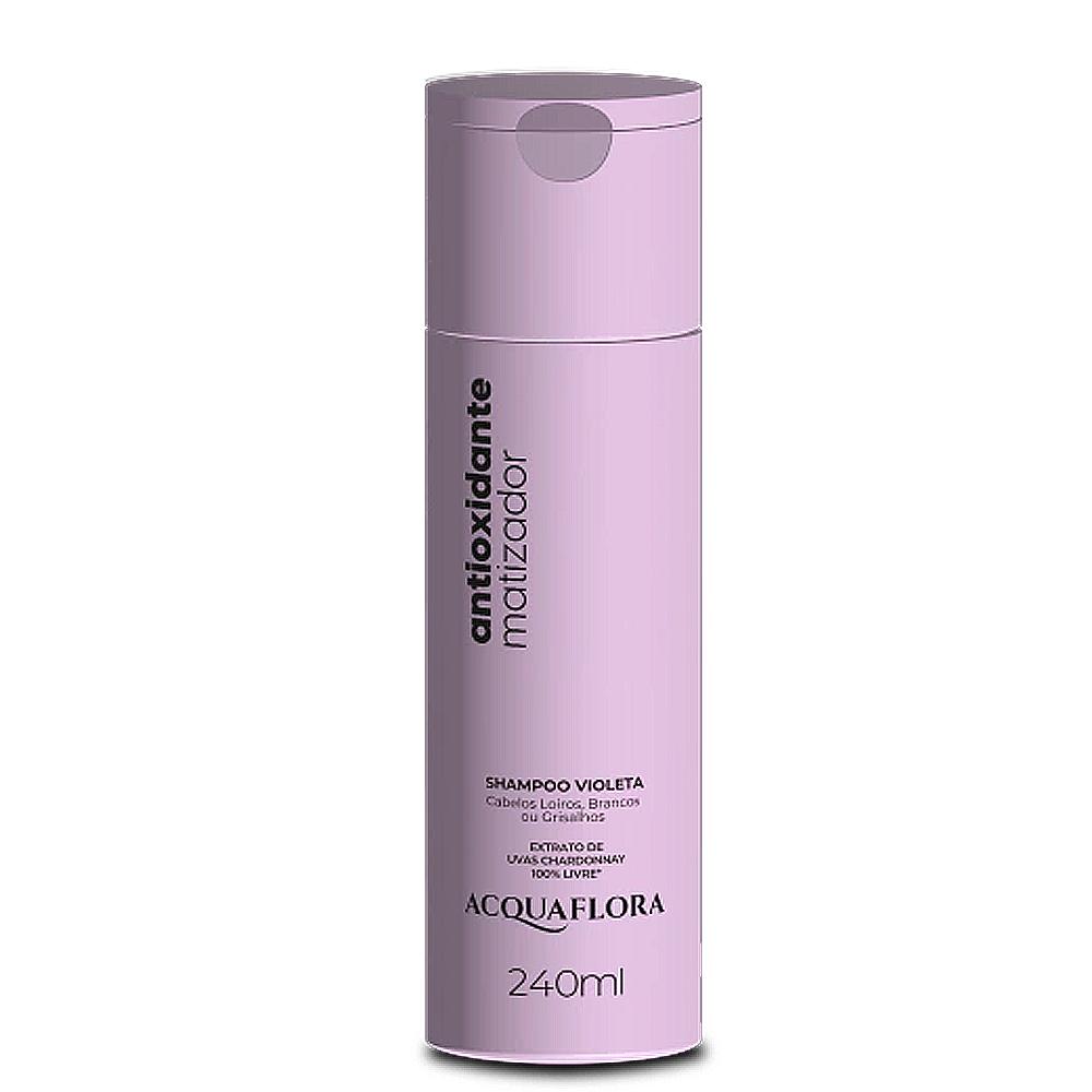 Shampoo Antioxidante Violeta Matizador Acquaflora 240ml