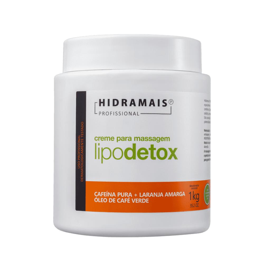 Creme Para Massagem Corporal Lipodetox Hidramais 1kg