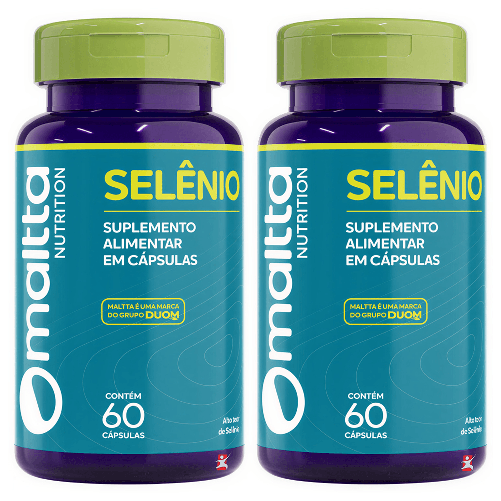 Kit 2 Selênio Maltta Nutrition 60 Cápsulas