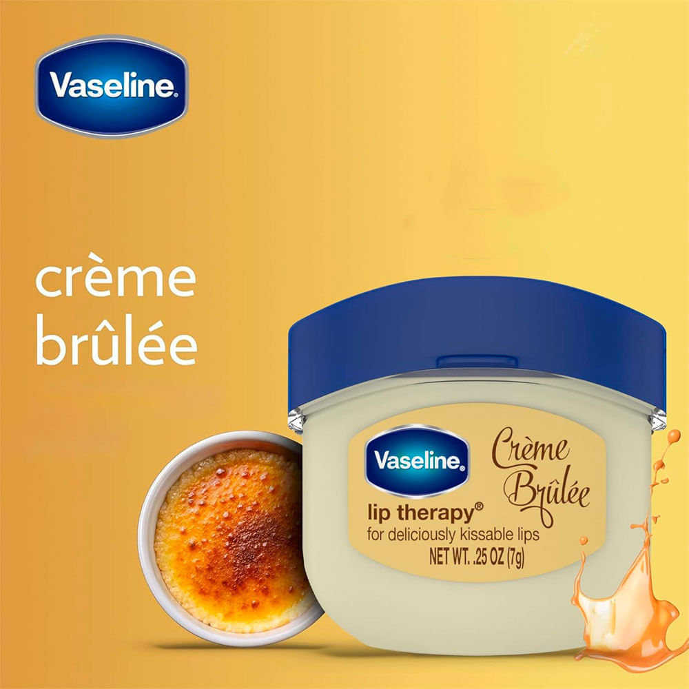 Lip Balm Therapy Crème Brûlée Vaseline 7g