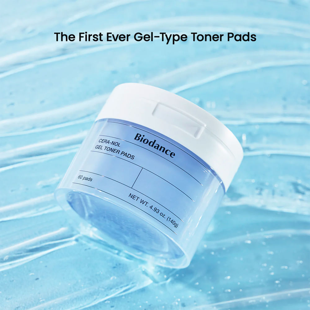 Pads Tonificantes Faciais Cera-nol Toner Biodance 60 Unidades