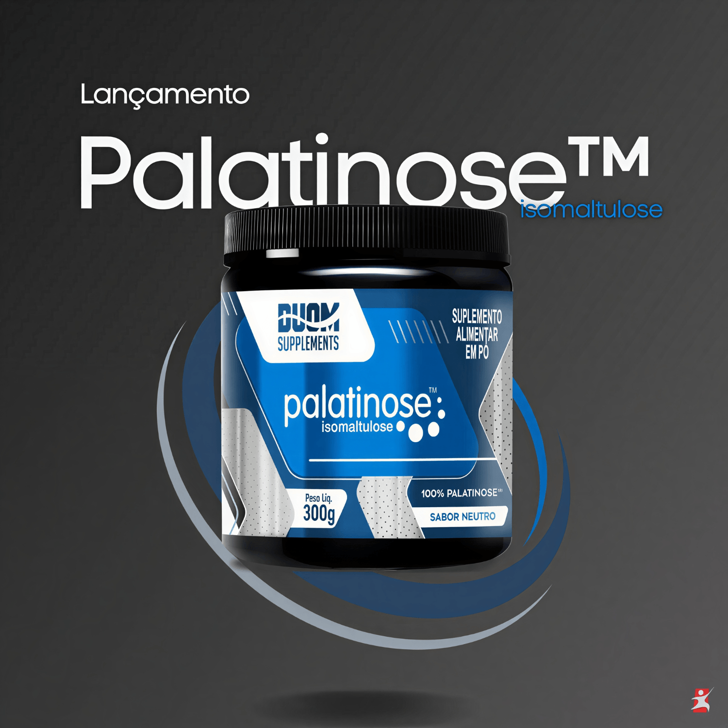 Palatinose Isomaltulose 100% Vegana Maltta Nutrition Sabor Neutro 300g