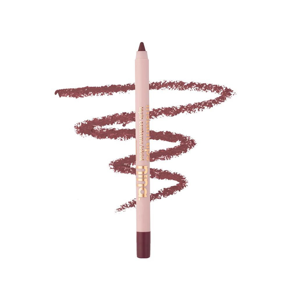 Lápis Labial Doce Desejo Nina Makeup Cor Marrom Caramelado