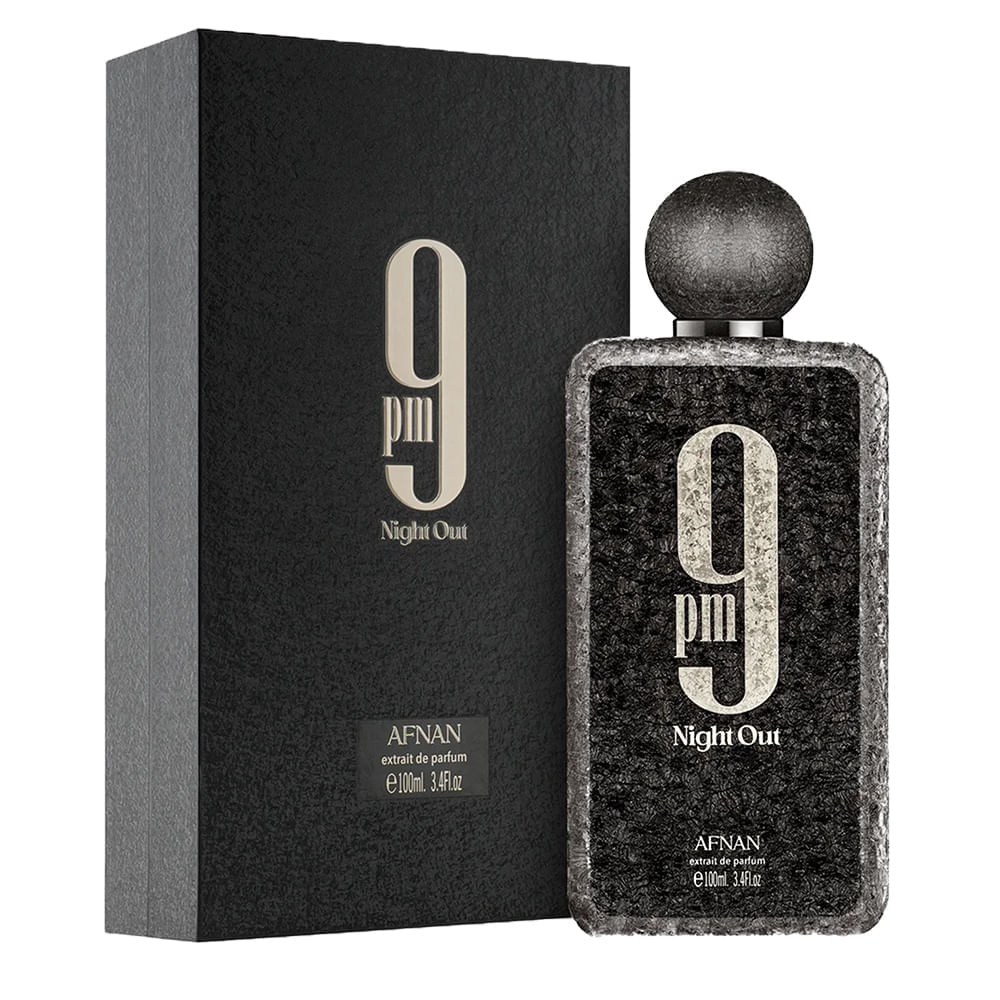 Perfume Masculino Night Out Extrait De Parfum Afnan 9pm 100ml