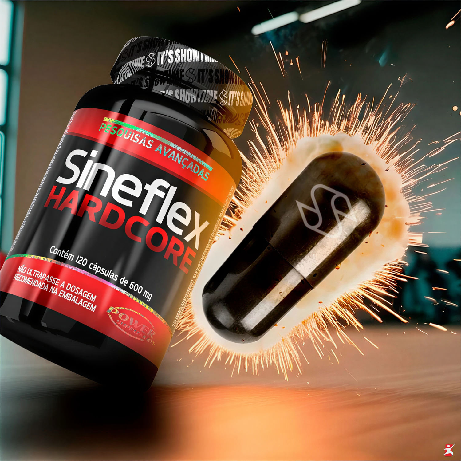 Sineflex Hardcore Power Supplements 120 Cápsulas