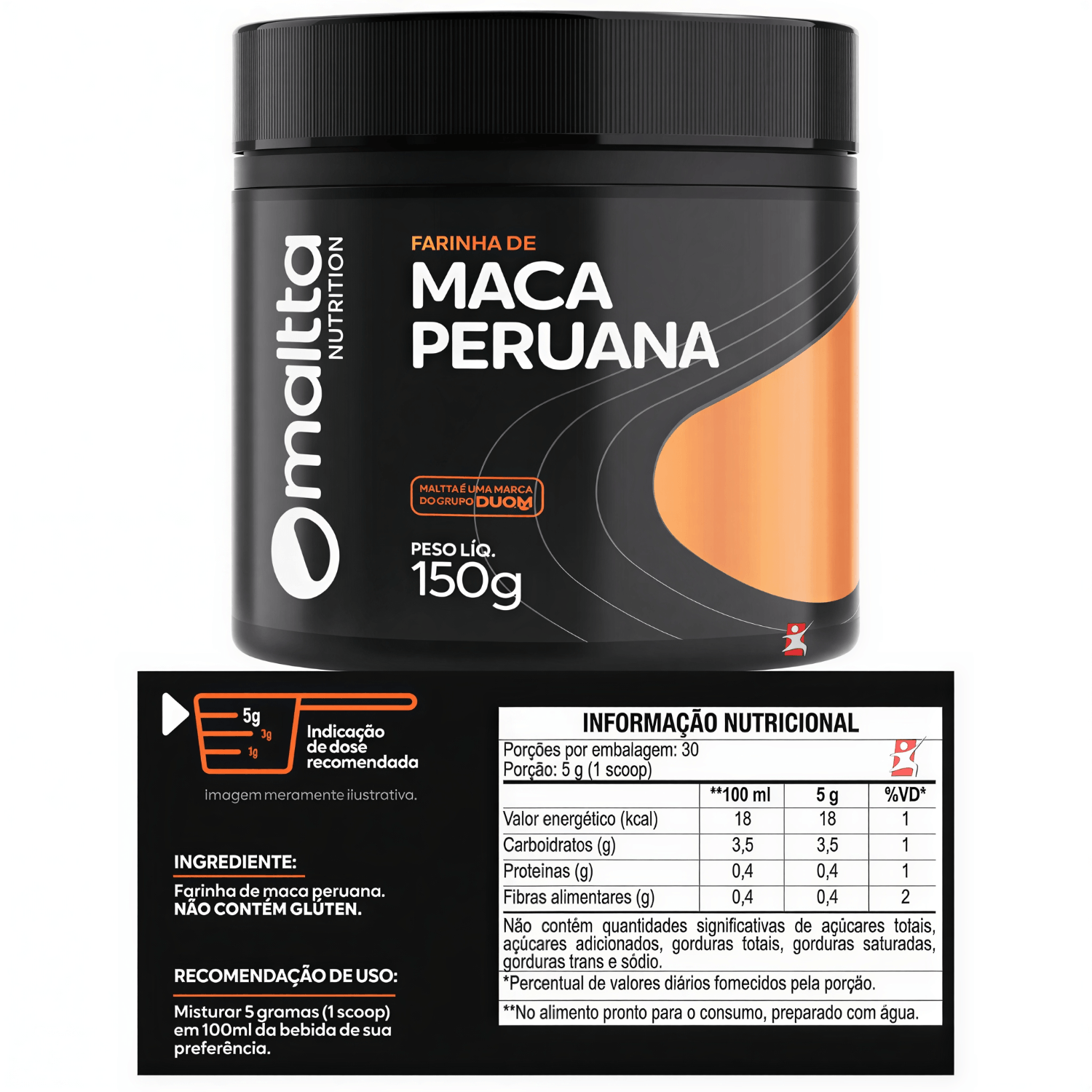 Farinha De Maca Peruana Maltta Nutrition 150g