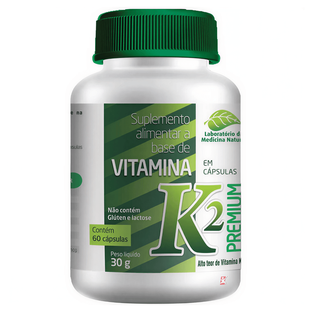 Vitamina K2 Menaquinona Mk7 Medinal 100mcg 60 Cápsulas