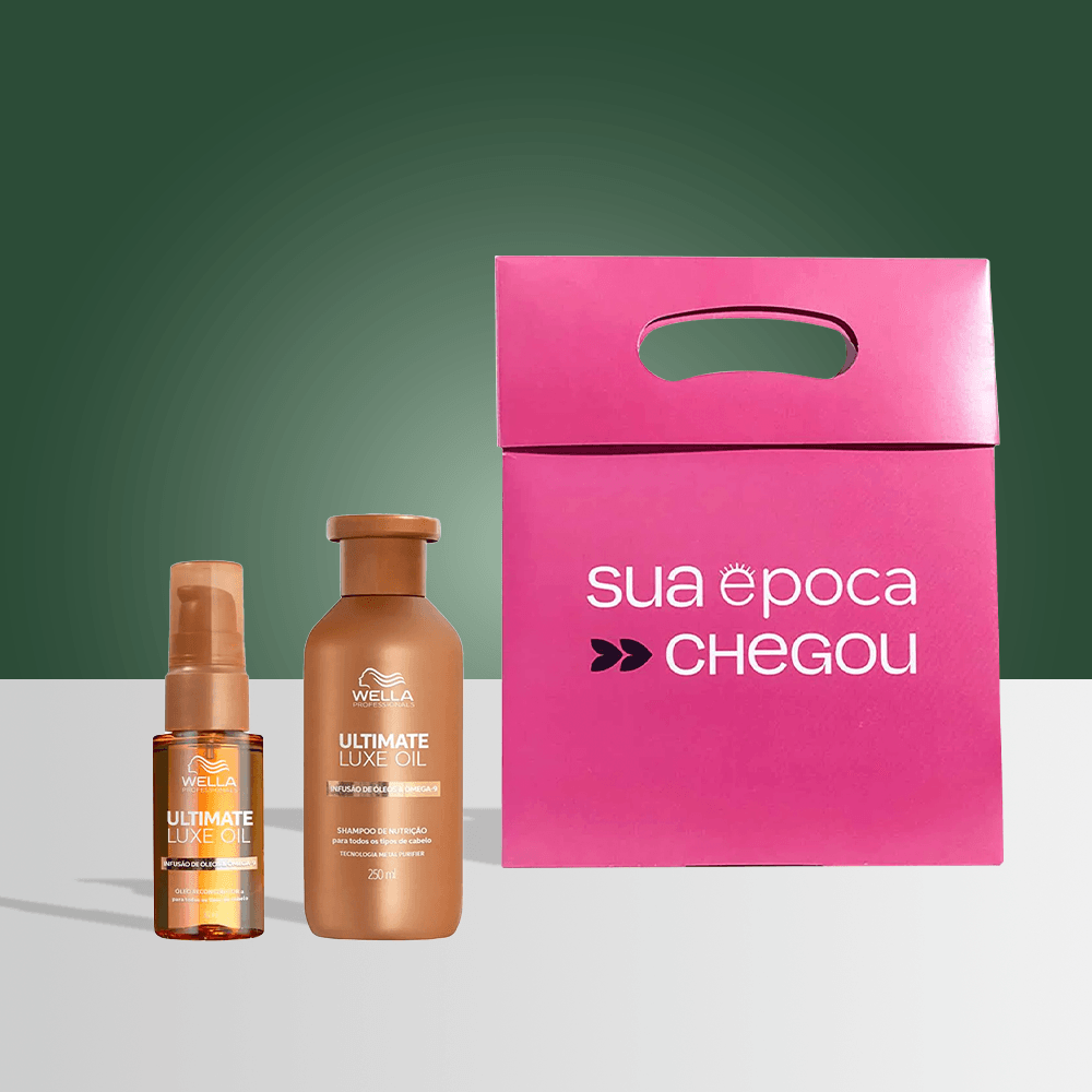 Kit Shampoo 250ml + Óleo Capilar 30ml + Sacola Presenteável Wella Professionals