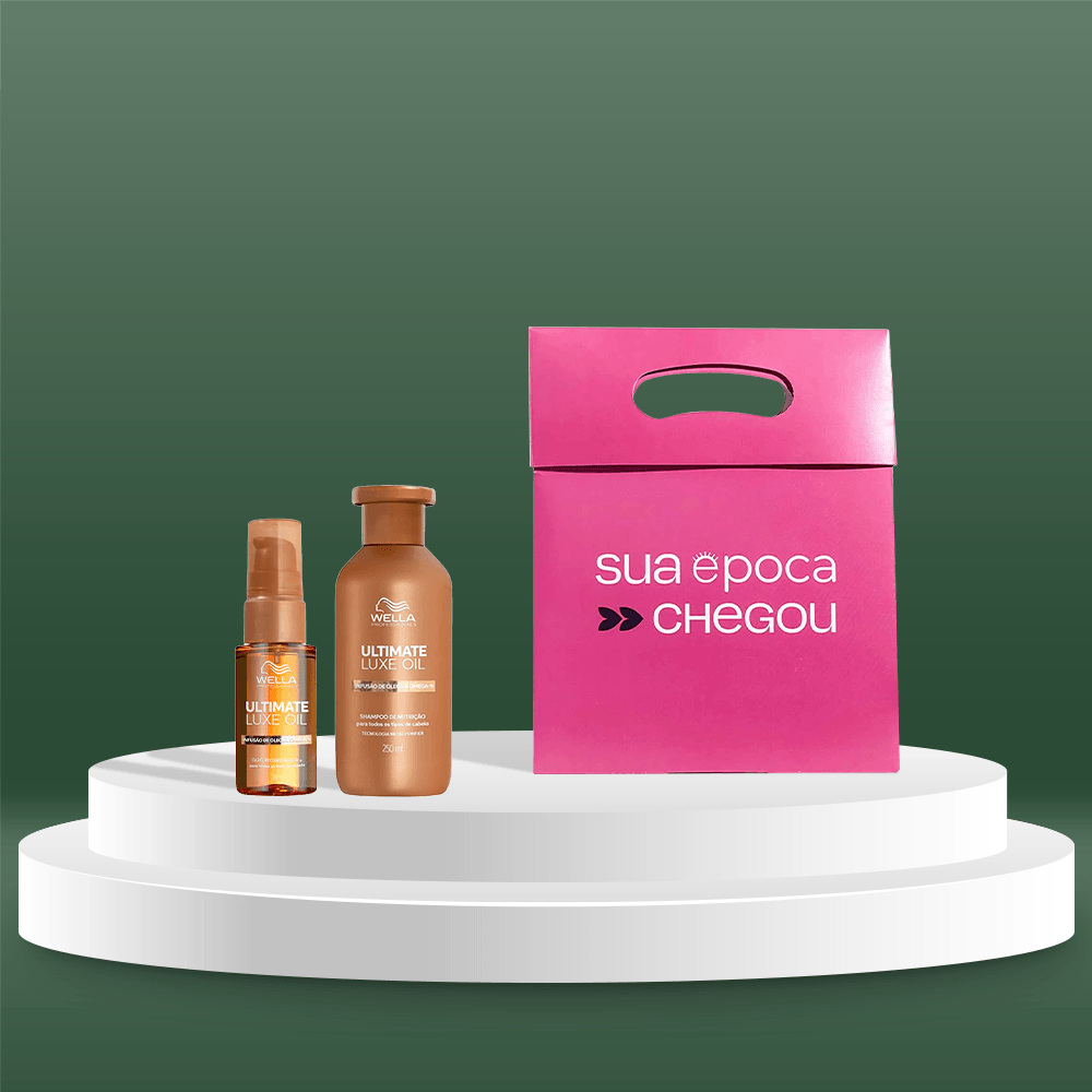 Kit Shampoo 250ml + Óleo Capilar 30ml + Sacola Presenteável Wella Professionals